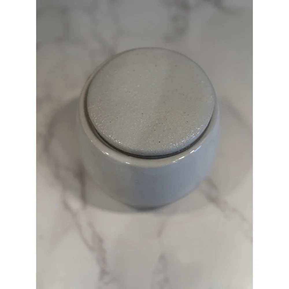 Creative Co-Op Speckled Stoneware Lidded Canister Storage Jar